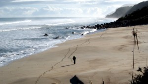 Thomas am Strand